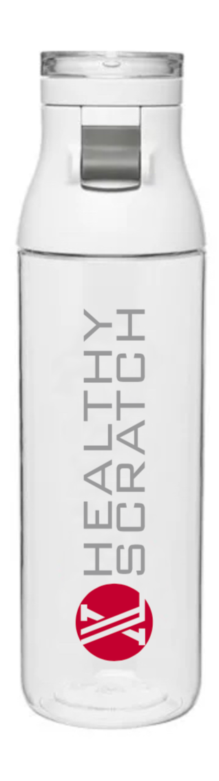 Healthy Scratch Clear Water Bottle